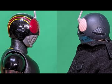 【コマ撮り】シン・仮面ライダー vs 仮面ライダーBLACK