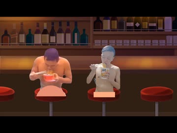 大食い対決！全ラ王vs全BIGカップヌードルカレー