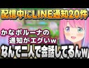 ぷちホロの村を満喫してたらかなポルーナのLINE通知に気づくルーナ姫【姫森ルーナ/ホロライブ切り抜き】