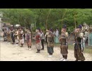 還暦は”第二の人生の出陣”　飯盛神社で「鎧着初めの式」重さ約20キロの鎧や兜をまとい儀式