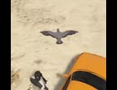 ホモと見る鳩を操作して車を略奪するGTAプレイヤー