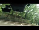 フロントガラスに装着しているドライブレコーダー【セルスターのCD-30】