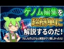 ゲノム編集について解説するのだ