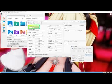 【ネタ話MMD】Aviutl / ハードウェアエンコード TEST【MMD初心者案件】