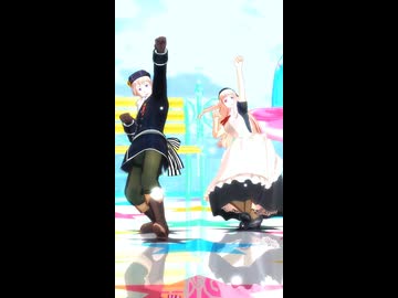 【APヘタリアMMD】君色マリンスノウ 【露男女】