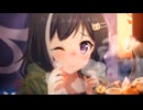 猫舌でアツアツのおでんを食べるキャルちゃん