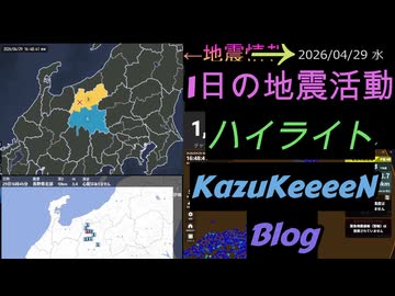 2026年04月27日 月曜日 地震活動ハイライト 最大震度5強 北海道 緊急地震速報発表 2分まとめShort