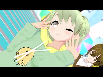 【MMDオリキャラ/少女承認大戦】アニマル【智子&プロデューサー】