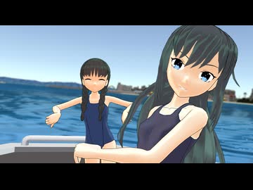 【rim式水着祭り6】スク水朝潮・ももちが魅せる「バブリン」【MMD艦これ】【イベント開催告知】