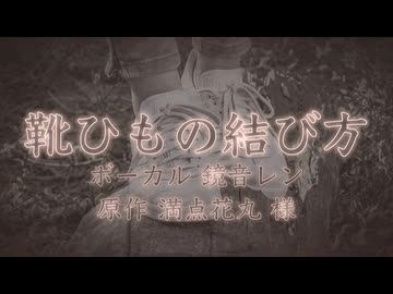[Arrange]靴ひもの結び方 Vocal.鏡音レン