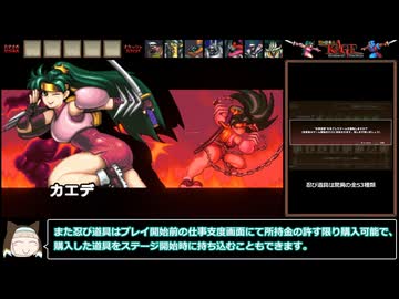 闇の仕事人KAGE Shadow of The Ninja RTA 36分28秒　Part1/2