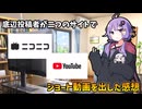 【ショート動画の環境感想】結月ゆかりのニコニコのショート動画に感じたこと