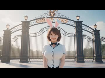 AIと考えたおむねの世界のテーマパークのCM「オムニーランド」