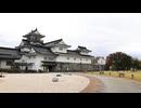 【富山城】春の桜と城の風景｜米田健太郎