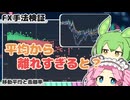 【FX手法検証】平均から離れるほど成績は良くなるの？【VOICEVOX】