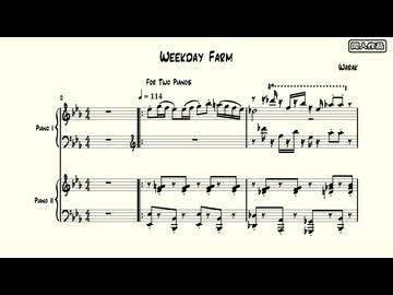【トリッカルBGM】Weekday Farm【ピアノアレンジ】