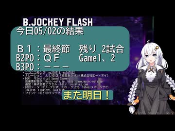 B.JOCKEY FLASH 59[B1:第36節、B2PO:QF]