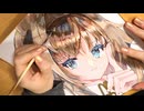 【ウマ娘】【アナログ】シュヴァルグラン描いてみた