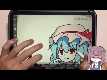 レミリアを静かに描きました【東方】