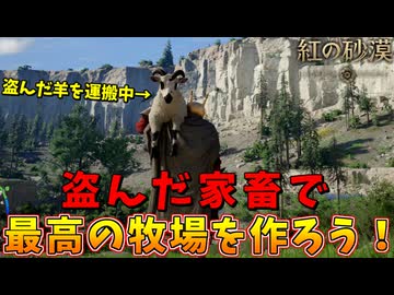 家畜を盗んで、無料で最高の牧場を作ろう！ #３【紅の砂漠】