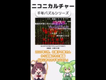 ニコニカルチャー#008「千年パズルシリーズ」