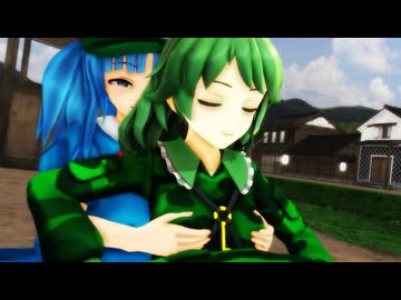 【東方MMD】チルノと文の入れ替わり異変 #２