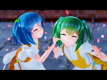 【MMD】HIMEHINA『キスキツネ』Byファルファちゃん＆シャルシャちゃん【スライム倒して300年】