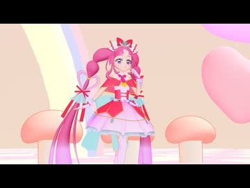 【MMD】キュアミスティックにパラレルラルラを踊ってもらった【モデル配布】