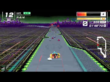 ミラーのミュートシティⅢでベストラップタイムを出せました【F-ZERO99】