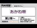 【アニメ同時視聴】「あかね噺」を第1席から第5席まで観る枠
