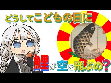 【ゆかりさん教えて！】どうしてこどもの日に鯉が空を飛ぶの？