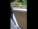 ベランダで電話する迷惑行為者いた