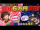 【2026年4月運用報告】日経6万円突破でウハウハ…のはずが！？魔理沙に何が起きた！？【ゆっくりマネーラボ】