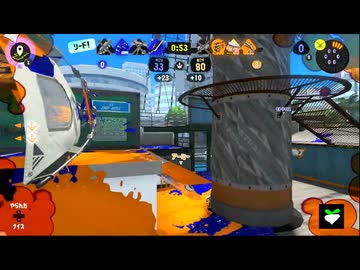 【ゲーム】21回死ぬＸマッチ　スプラトゥーン（ダイナモローラー）