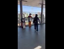 中学生とフリーハグ□