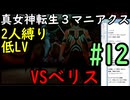 【真女神転生３マニアクス】低レベル＆２人パーティ縛り #12 VSベリス