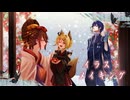 【和モジュ】イラスト　メイキング動画【和モジュと巡る四季シリーズ-霜月-】
