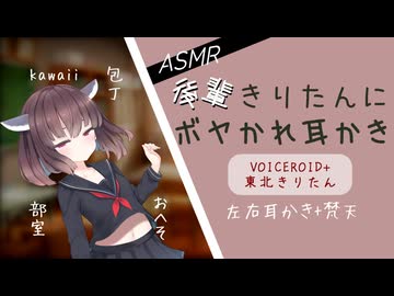 【ASMROID】後輩きりたんにボヤかれながら耳かきされる【動画献上賭け麻雀】