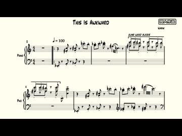 【トリッカルBGM】This Is Awkward【ピアノアレンジ】
