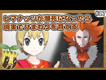 【ポケモンXY】ヒマナッツがひんしになったら『現実で向日葵を育てる縛り』（Part⑰）
