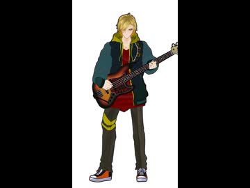 【おまとらMMD】曇天　BASS演奏練習【戊とらじさん：歌い手】
