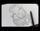 ロゼッタ一発描きしてみた