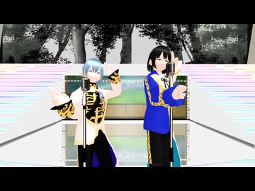【MMDモデル配布あり】【MMD刀剣乱舞】ミュ衣装で2曲【松井江/大慶直胤】【VRoid_MMD】