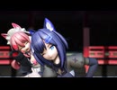 【MMDユーステラ】キスキツネ【カコちゃん・ミライちゃん】