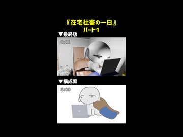 在宅社畜の一日パート1｜3Dアニメーション（Blender）