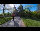 セントラルパークのベルヴェデーレ城への朝散歩