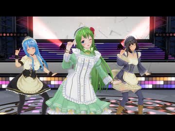 【COM3D2】三色メイドで「Night Magic Fire」
