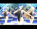 【ドリームクラブ】sweet×2☆summer(フリーラン) 玲香、受付、遙華(素面) 競泳水着