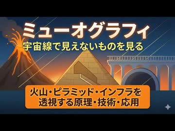 宇宙から降り注ぐ素粒子で、巨大建造物を透視する！「ミューオグラフィ」の原理と応用