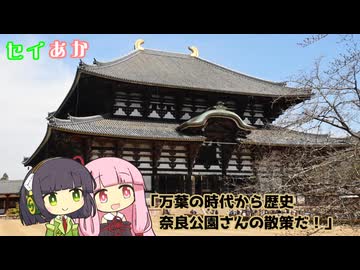 セイあか「万葉の時代からの歴史、奈良公園さんを散策だ！」